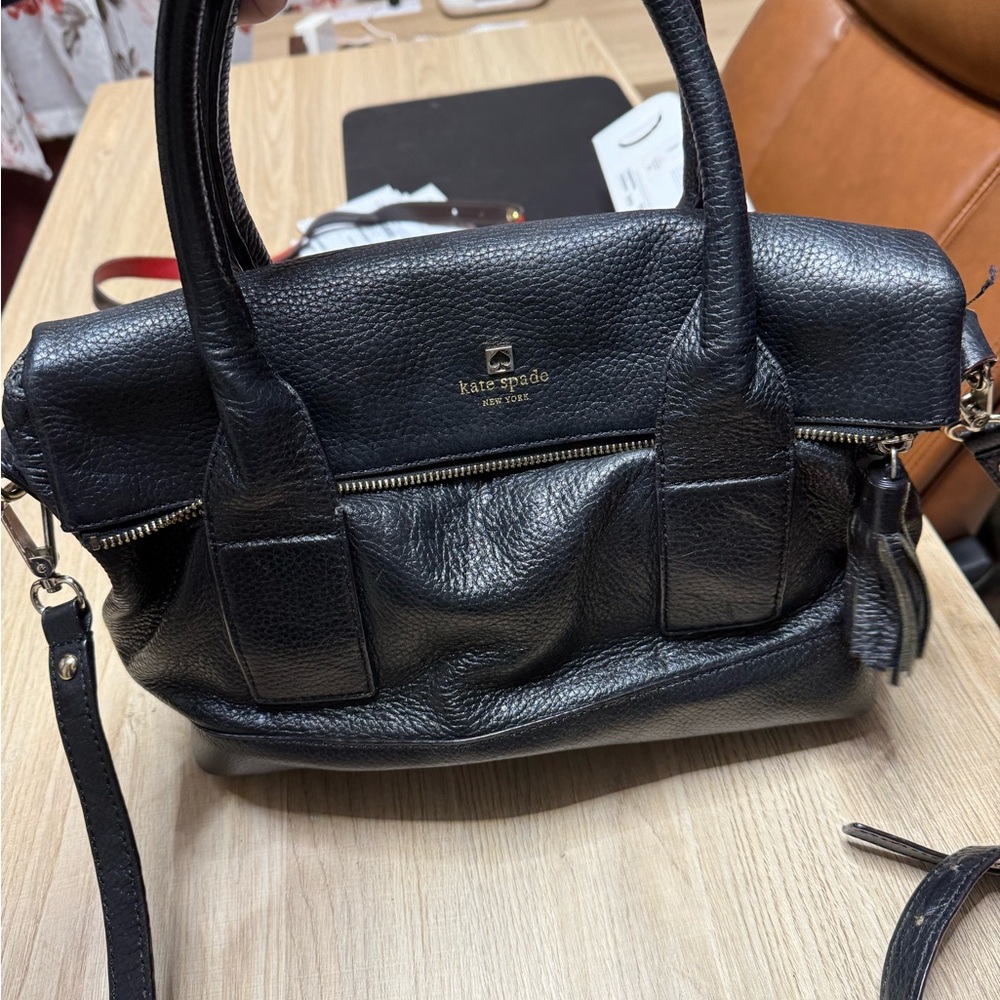 Kate Spade Black Leather Handbag